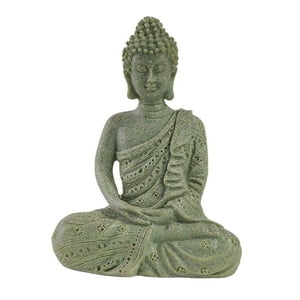 Genérico - Estatua De Buda De Resina Escultura De Buda Regalo Estatuilla De Buda Para Escritorio Estilo De Oficina C 9X5.7X12Cm