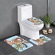 thumbnail image 1 of Transformers BotBots Juego de 3 alfombras de baño de coral fleece: tapete de baño + alfombra de inodoro en forma de U + funda de tapa de inodoro en forma de O, 1 of 6