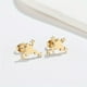 thumbnail image 1 of 1pair Stainless Steel Frog Earrings: Trendy Animal Studs for Men - Perfect Party Gift!, 1 of 4