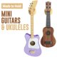 thumbnail image 3 of Samorillo [Paquete de 2] Soportes de Pared para Mini Guitarras y Ukeleles - Ganchos de Madera con Herrajes de Montaje - Instálalos en Minutos y Cuelga con Confianza, 3 of 5
