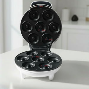 Line - Máquina Mini Donas Antiadherente Capacidad 7 Minidonas 1200W De Potencia