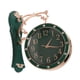 thumbnail image 5 of Reloj De Pared De Doble Cara Para Cumpleaños, Regalo, Sala De Estudio, Fiesta Al Aire Libre, Tranquilo, Verde, 5 of 5