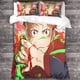 thumbnail image 3 of Juego de ropa de cama Jujutsu Kaisen, funda nórdica con cierre de cremallera, juego de funda de edredón de anime para adolescentes, niños, niñas y adultos, juego de 3 piezas de microfibra du, 3 of 3