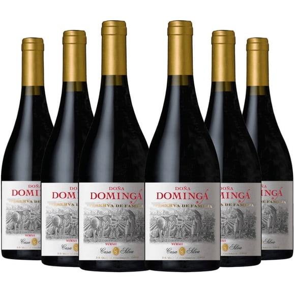 6 Vinos Reserva De Familia Syrah, 750 ml, 14%