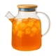 thumbnail image 2 of Tetera Vidrio 1800mL Con Tapa Bambu Mango Vidrio Tetera Te, 2 of 2