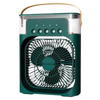 Air Cooler Fan - Ventilador Usb Portátil Led Con Rociador Verde - Ps