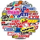 thumbnail image 2 of Pack de 100 stickers impermeables de vinilo Alicia Alexander, 2 of 7