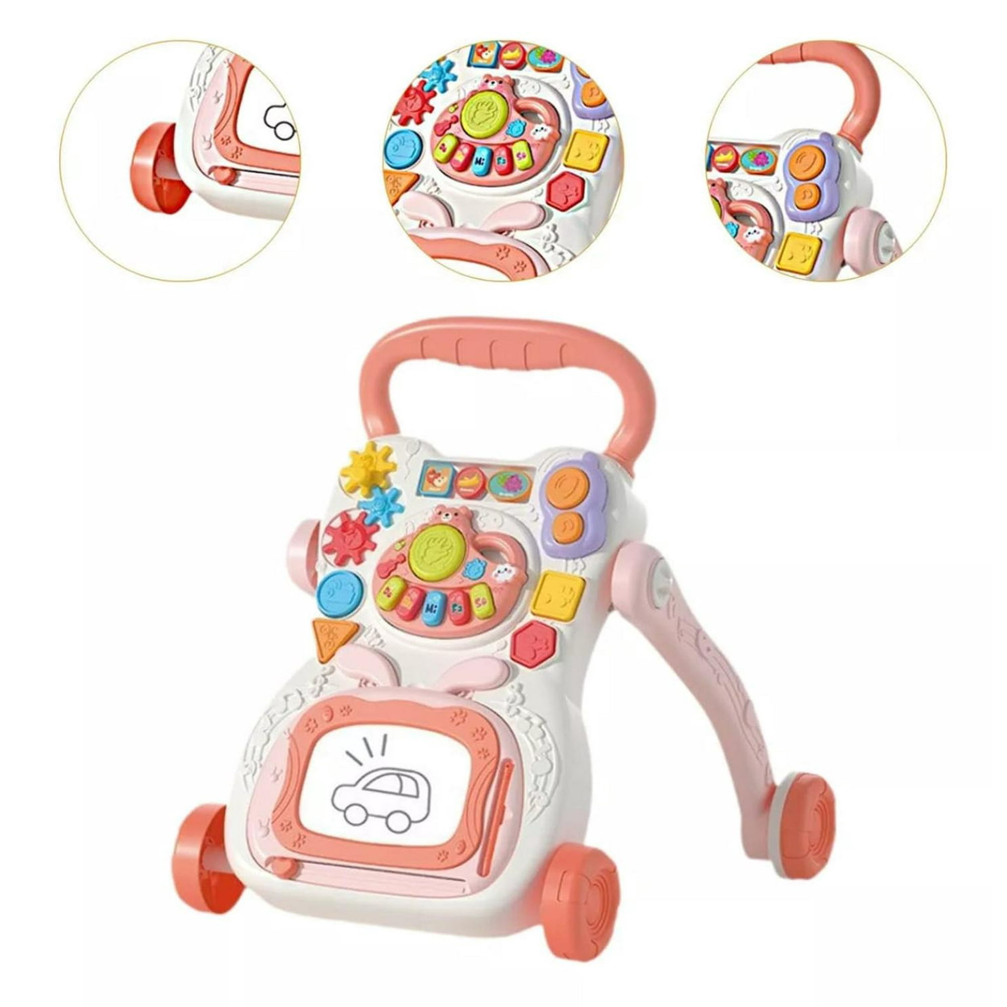 Genérico - Caminador Corre Pasillos Musical Para Bebes Rosa