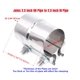 thumbnail image 2 of Abrazadera de escape eLifecenter 6,4 cm 2‑1/2" de acero inoxidable - Pack de 2, 2 of 6