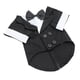 thumbnail image 5 of Perro Cachorro Ropa Para Mascotas Traje Elegante Pajarita Para Traje De Mascotas Boda Negro-L, 5 of 5