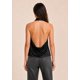 thumbnail image 2 of Blusa Top Halter De Satín Espalda Descubierta Elegante Mujer negro Talla Única, 2 of 2