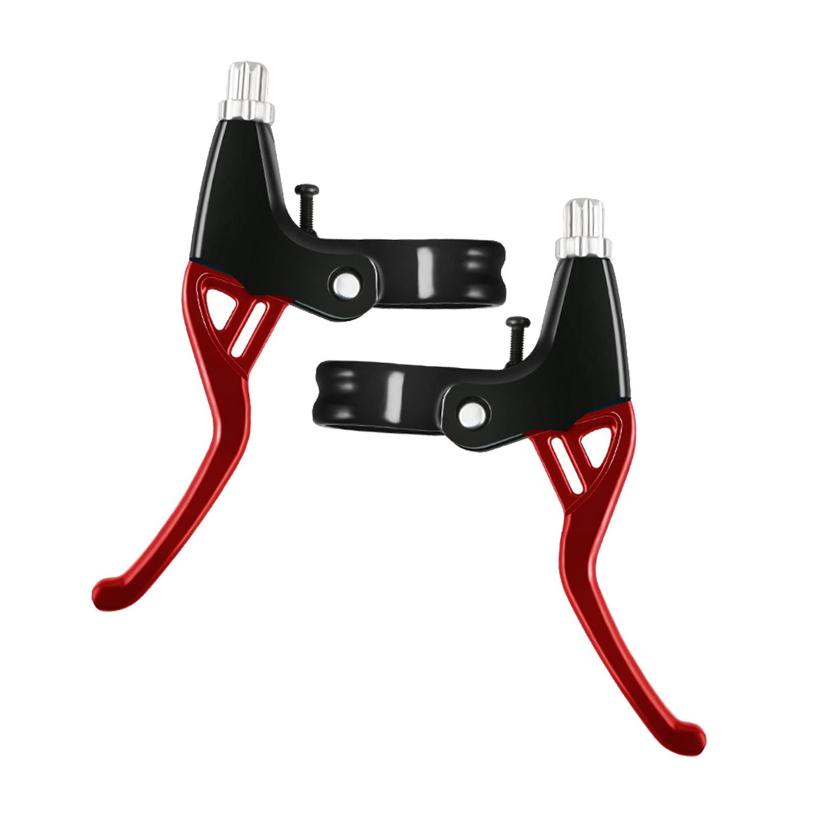 Magideal - 2x Palancas De Freno De Bicicleta Bicicleta De Carretera De Montaña Accesorios De Ciclismo De Aleación De Aluminio Palancas De Freno De Bicicleta Univ Rojo