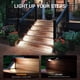 thumbnail image 4 of Luces solares para escalones NIORSUN para exterior, impermeables IP67 (paquete de 12), 4 of 6