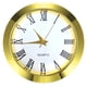 thumbnail image 1 of Inserto de reloj mini HILLHOME de 37 mm, bisel dorado, números romanos, cuarzo, 1 of 7