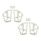 thumbnail image 2 of 2x Gabinete Con Cajones Para Zapatos Bisagras Estante Giratorio Accesorio Gabinete Marcos Abatibles Blanco 2 Capas, 2 of 3