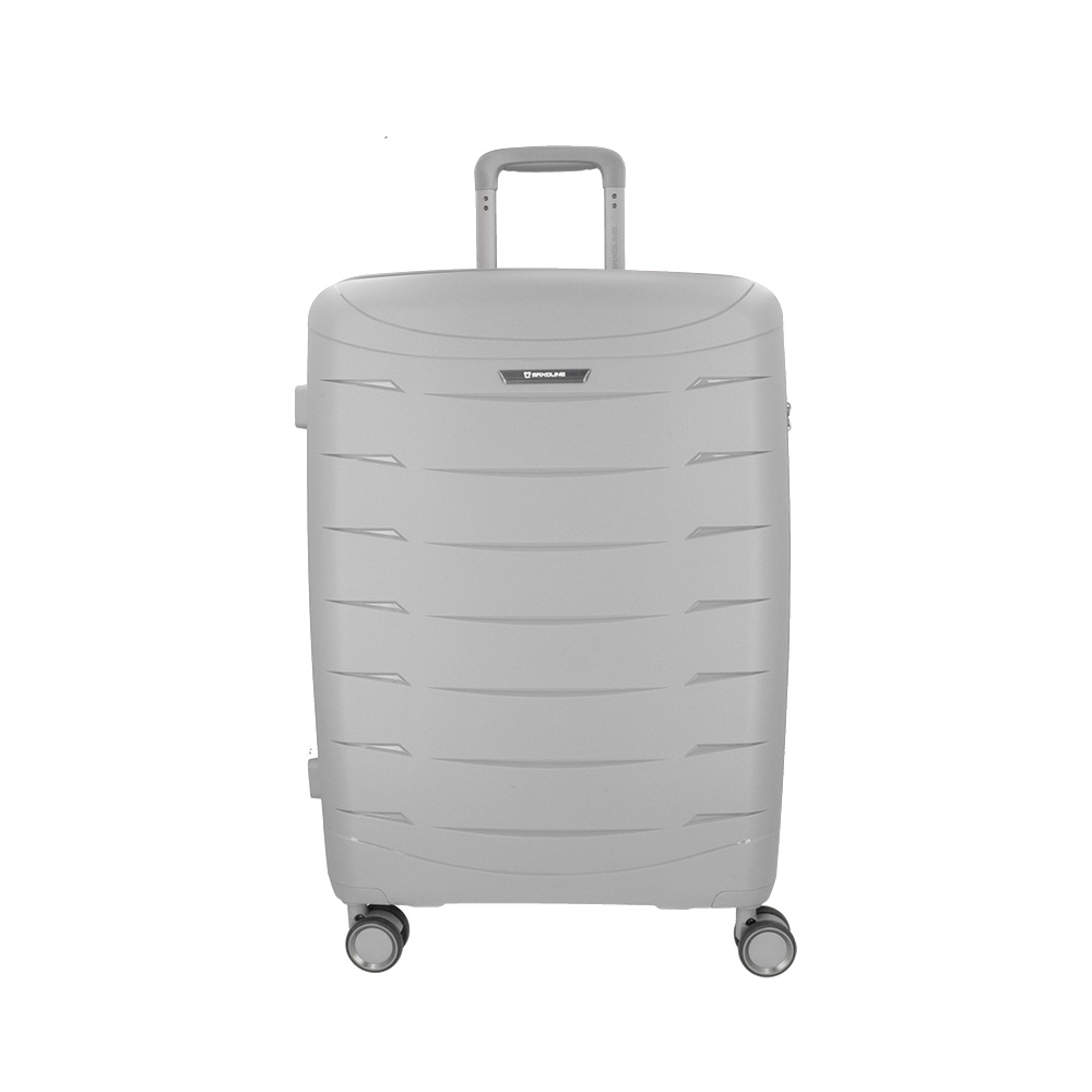 Maleta Mediana Saxoline Moonstone Plateado