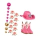 thumbnail image 1 of Adornos Para Tartas De Vaquero, Decoración Peque?a Para Fiestas De Mujeres, Adornos Para Cupcakes En 3D, Color Rosa, 1 of 3