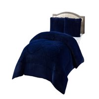 Genérico - Cobertores Con Chiporro De Peludos King 250X270Cm Azul M