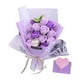 thumbnail image 4 of Ramo Jabón Flor Día De San Valentín Fiesta Novia Aniversario Boda Violeta, 4 of 5