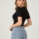 thumbnail image 2 of Crop Top Polera Mujer Ajustable con Cordones, 2 of 3