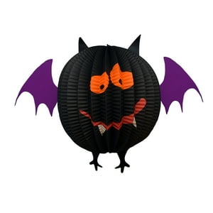 Adorno Murciélago Papel 40X23 Cm Halloween Big Party