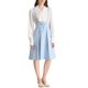 thumbnail image 2 of INSPIRE CHIC Falda con Tirantes Lindo para Mujer Cintura Alta Corsé Falda Skater Vestido Corto Midi XL Azul Claro, 2 of 7