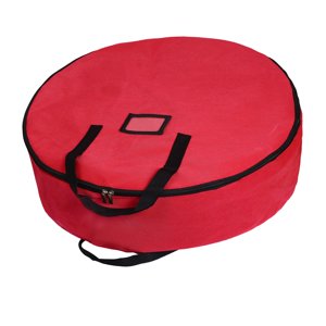 Magideal - Bolsa Organizadora De Almacenamiento De Corona Navideña, Asas De Transporte Resistentes, Estuche De Almacenamiento De Corona Navideña Para Organizació