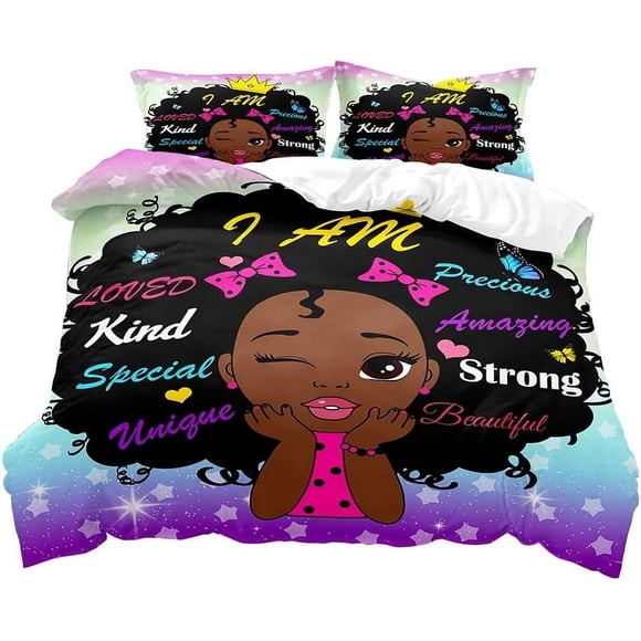 3PCS Pink Bedding White Duvet Cover Full Kids Bedding Gold Glitter Crown Castle Fairy Tale Princess Comforter Bedspread Quilt Cover