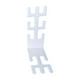 thumbnail image 1 of Soporte De Circuito De Respiración De Anestesia Para Mascotas Soporte Roscado Universal En Forma De L Blanco, 1 of 5