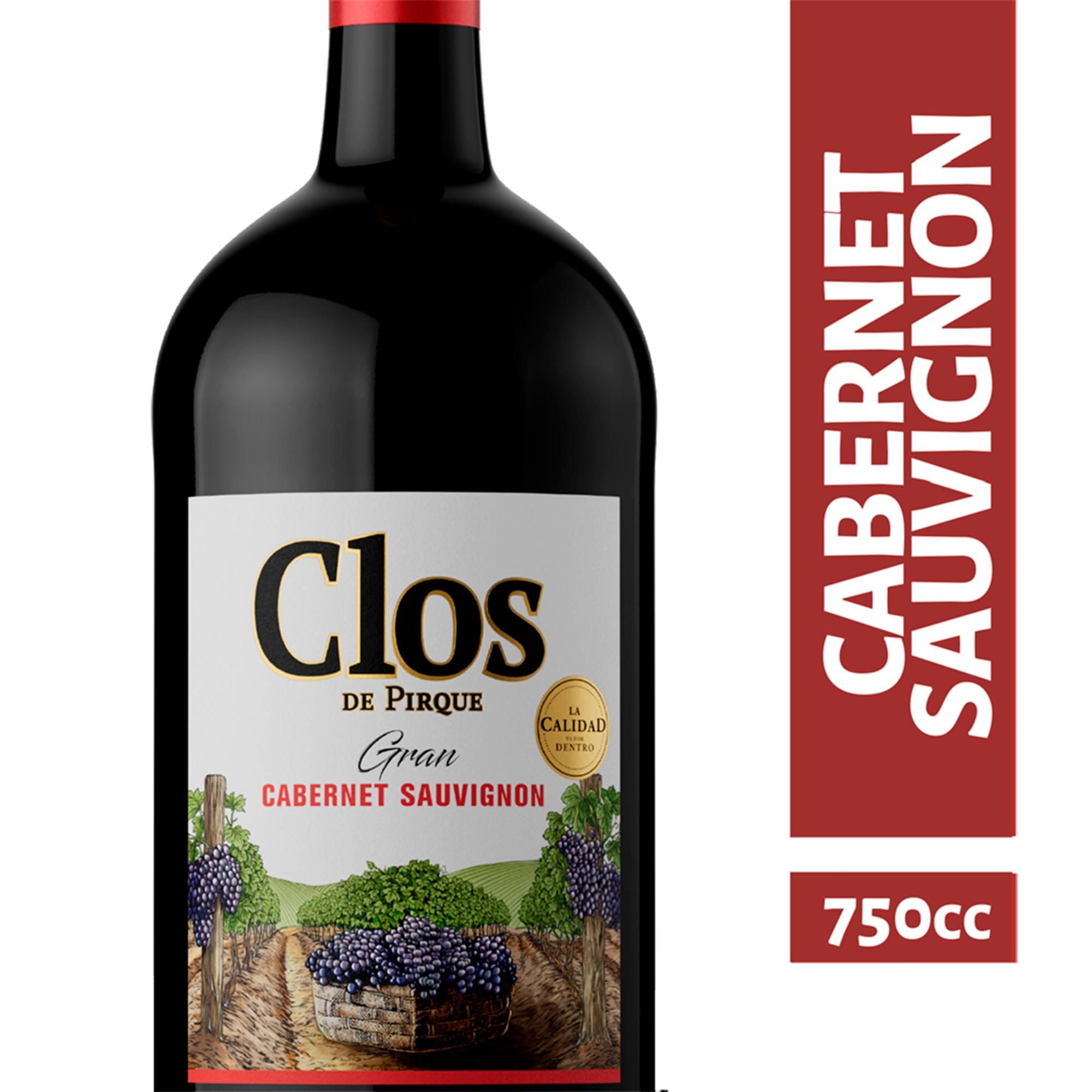 Vino Tinto Cabernet Sauvignon 12° Botella 1,5 L Clos de Pirque
