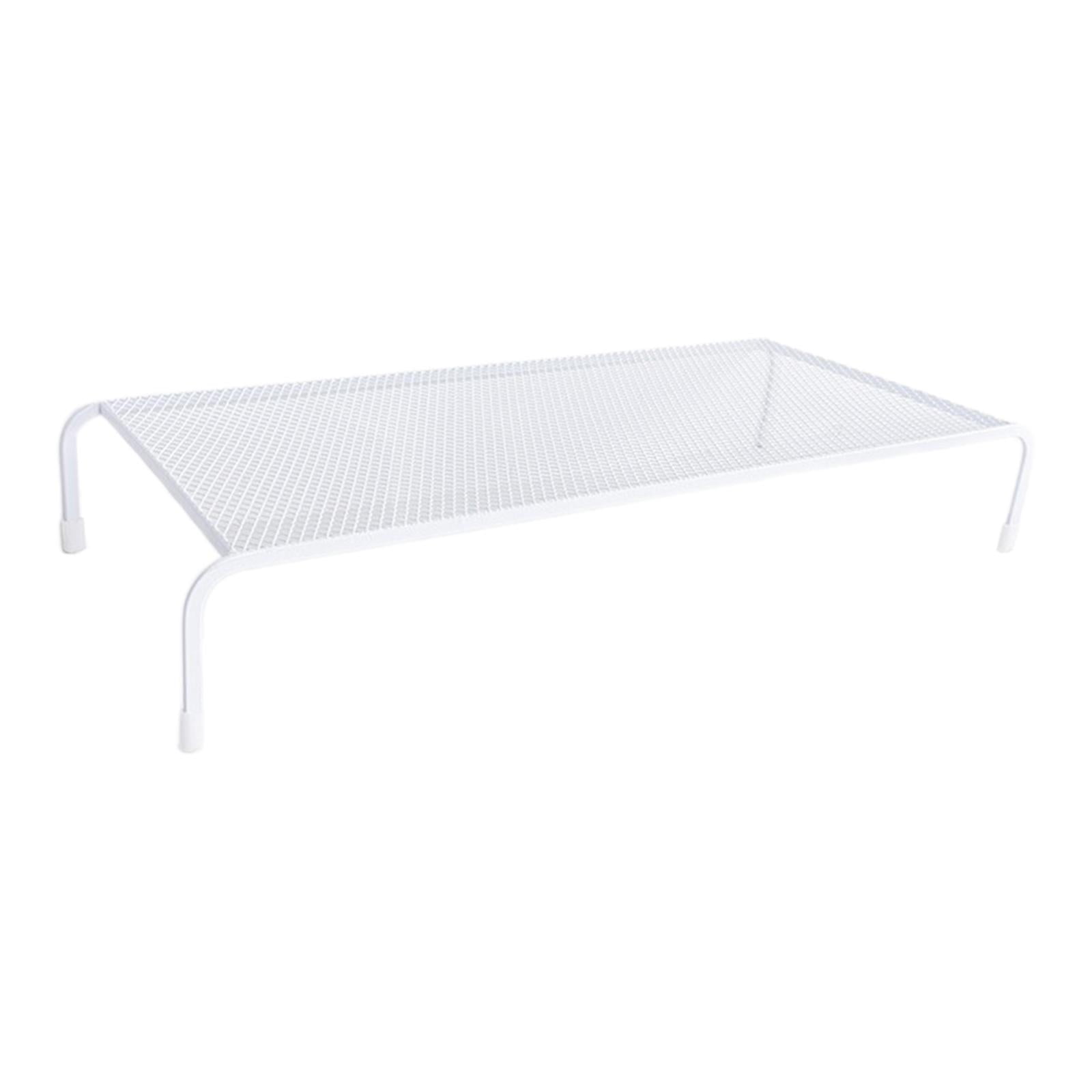 Magideal - Soporte Para De Computadora, Soporte De Exhibición De Hierro De Mesa, Instalación Gratuita, Soporte De Resistente, Estante Versátil Una Sola Capa