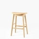 thumbnail image 2 of Taburete Medio 66 Madera Nahla Natural, 2 of 4