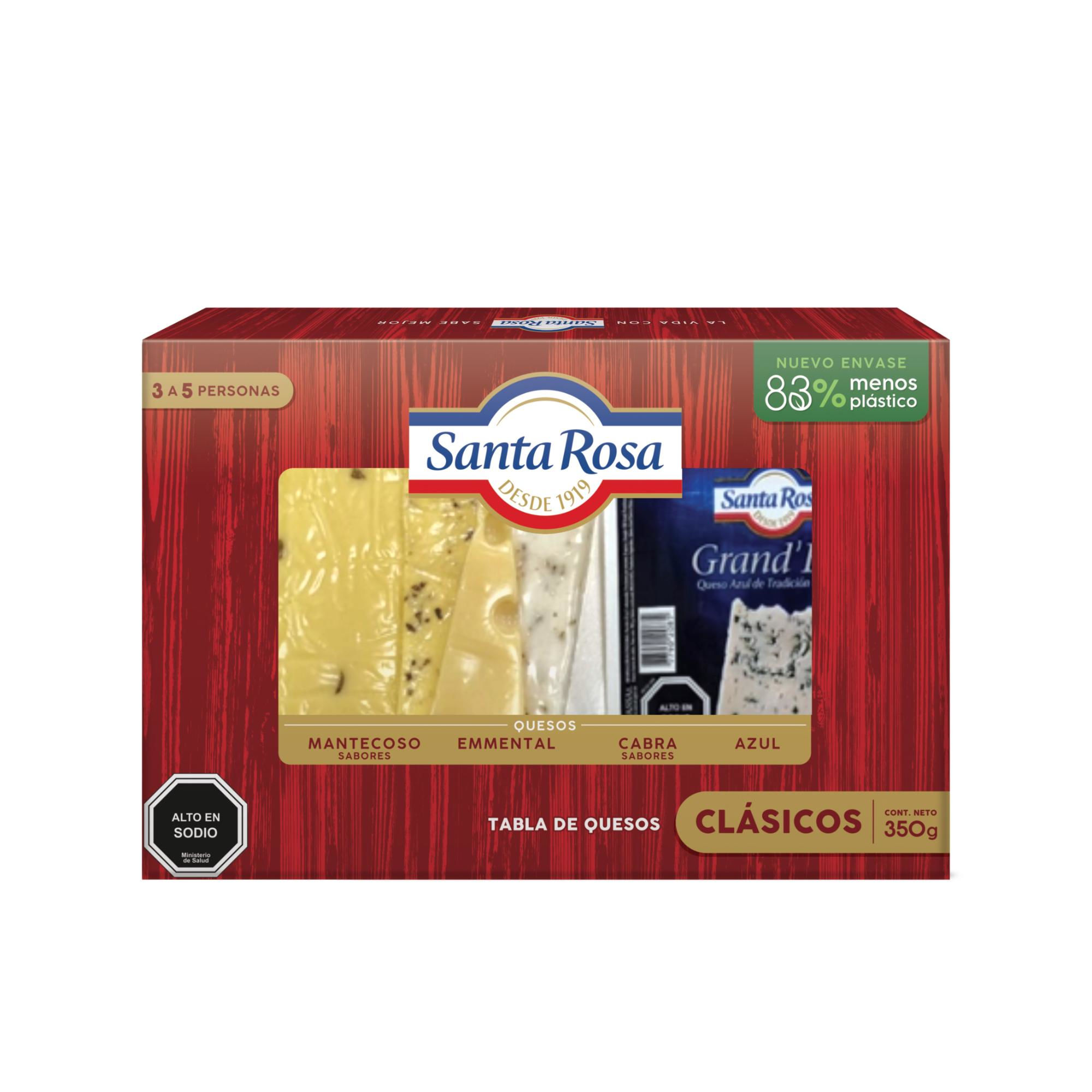 Tabla De Quesos Clásicos 350 g Santa Rosa