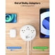 thumbnail image 2 of Power Strip de viaje NTONPOWER Cruise con 3 enchufes y 4 puertos USB, 2 of 7