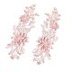thumbnail image 2 of 2 Apliques De Encaje Con Bordado De Flores Para Boda, Vestido De Fiesta, Ropa Rosa, 2 of 5