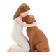 thumbnail image 1 of Figura De Humano Y Perro, Decoración Del Hogar, Estante, Figura De Escritorio, Estatua De Resina Para Niña Y Perro, 1 of 5