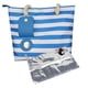 thumbnail image 1 of Tote de vino de playa con bolsas de vejiga aisladas, portador a prueba de fugas para 1 botella, perfecto para viajes, fiestas o cenas (contenedor interior azul + 1), 1 of 3