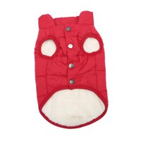 Magideal - Ropa Para Perros Pequeños, Ropa Cómoda, Ropa Ligera A La Moda Para Clima Frío, Ropa De Otoño, Chaqueta De Invierno, Disfraz De Mascota Para Cachorros Rojo