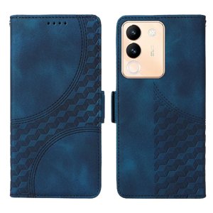 Carcasa Foxdock Vivo V29E De Cuero Pu, Diseño Acolchado Clásico, Protección Contra Caídas Y Rayones