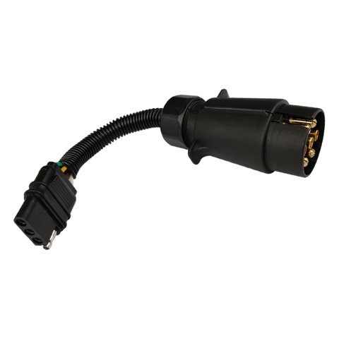 Ioensy - Enchufe De Conversión De Remolque, Enchufe De 7 Pines A 4 Pines Para Remolques Rvs