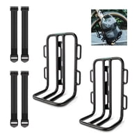 Pack 2 Portaequipaje Frontal Horquilla Bicicleta Rockbros Negro