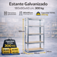 thumbnail image 2 of Estante Galvanizado 180 x 90 x 40 cm Soporta 300 kg, 2 of 2