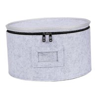 Bothyi - Caja De Almacenamiento Apilable Para Mudanzas, Con Placa De Fieltro Grueso Y Acolchado, Para Tazas Y Vasos, 30,5 Cm X 18 Cm