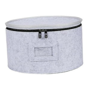 Genérico - Caja De Almacenamiento Apilable Para Mudanzas, Con Placa De Fieltro Grueso Y Acolchado, Para Tazas Y Vasos, 30,5 Cm X 18 Cm