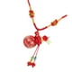thumbnail image 3 of Vidrio Pequeña Calabaza Aceite Esencial Difusor Colgante Collar Botella De Perfume Rojo, 3 of 3