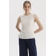 thumbnail image 1 of Polera Mujer Costado Amarra Crudo, 1 of 4