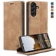 thumbnail image 1 of Funda de Cuero CaseMe para Samsung Galaxy A57 5G, Funda de Cuero Tipo Billetera Abatible con Tarjetero, Cierre Magnético, a Prueba de Golpes, Soporte, Funda Protectora para Teléfono para Samsung, 1 of 10