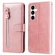 thumbnail image 3 of Funda con Cremallera para Samsung Galaxy A35, Carcasa Cartera de Cuero PU con Soporte y Tarjetero, 3 of 6