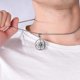 thumbnail image 5 of Collar AZFVBQL con colgante de brújula 32 mm × 27 mm y cadena de 56 cm, 5 of 6