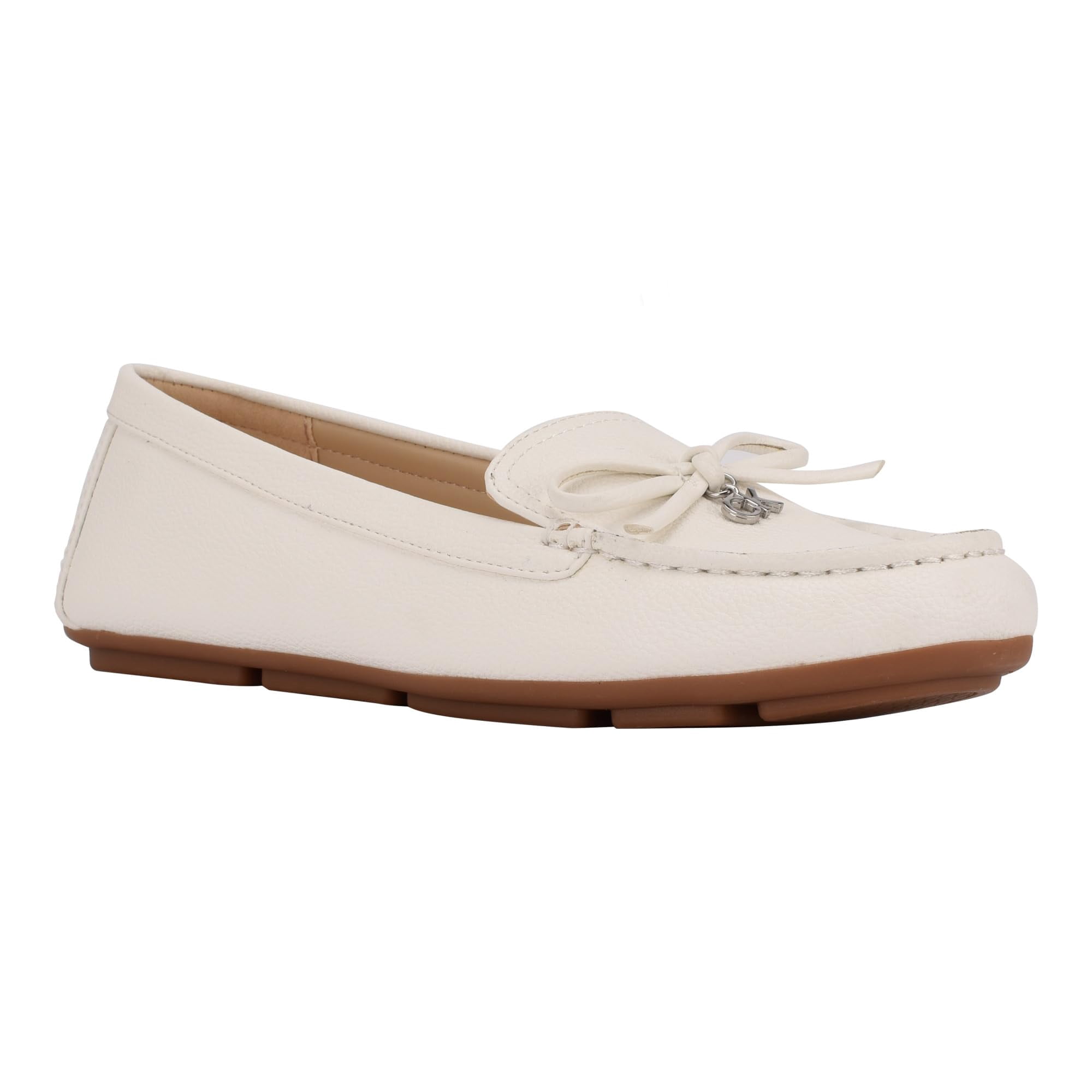 Zapatos Calvin Klein Linca De Piel Sintética Para Mujer, Color Blanco
